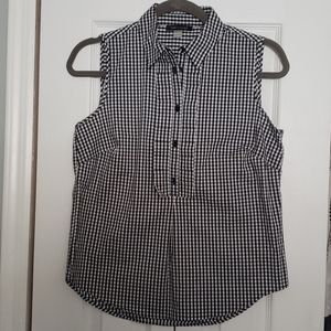 Tommy Hilfiger sleeveless black & white checkered